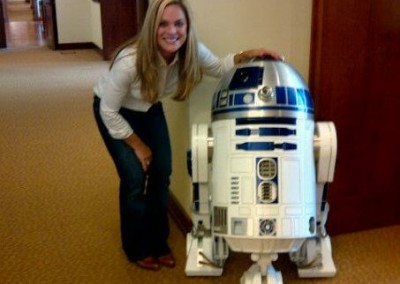 lisa and R2D2